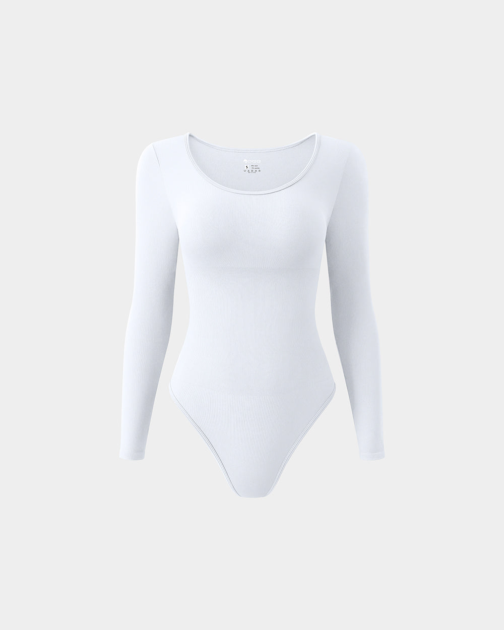 Ribbed Long Sleeve Crew Neck Bodysuits