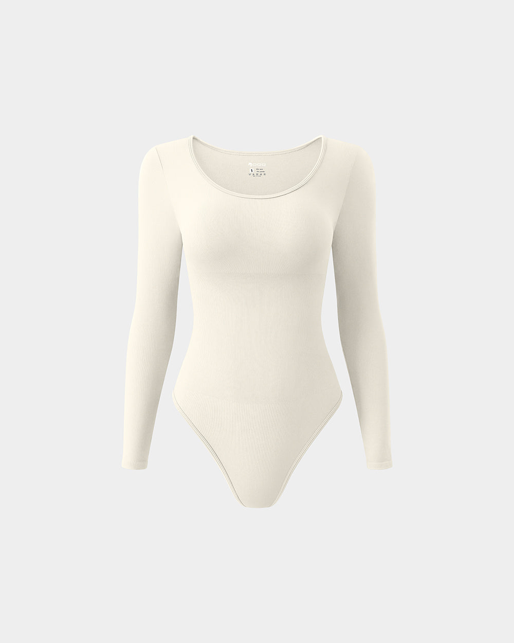 Ribbed Long Sleeve Crew Neck Bodysuits