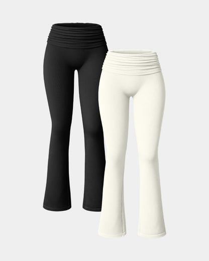 Low Rise Wide Leg Pants